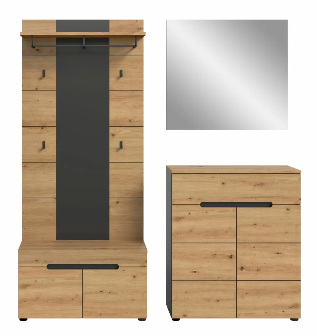 Xonox Vestiaires D'Entrée Complets<Vestiaire combiné 4 éléments GOBA