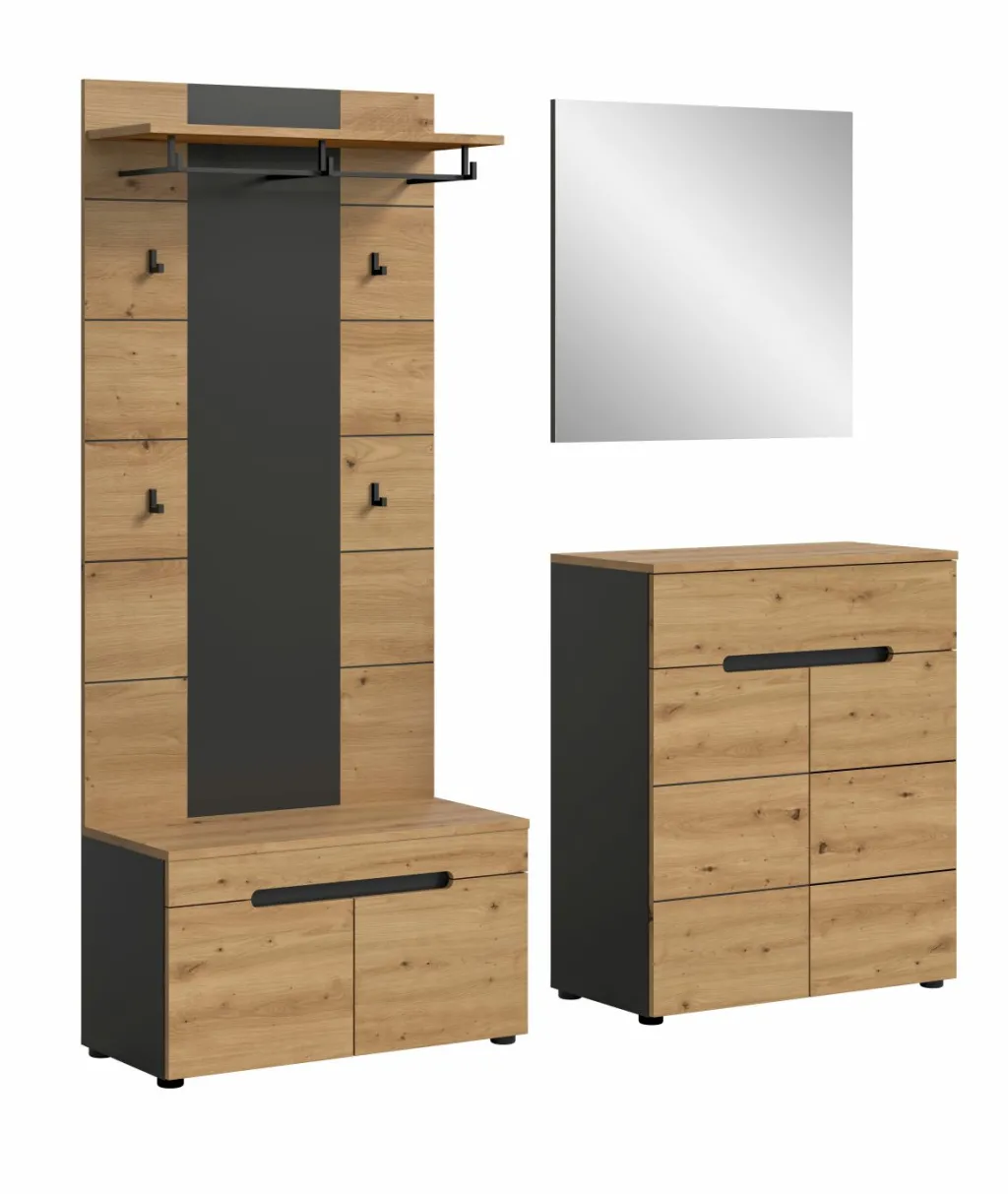 Xonox Vestiaires D'Entrée Complets<Vestiaire combiné 4 éléments GOBA