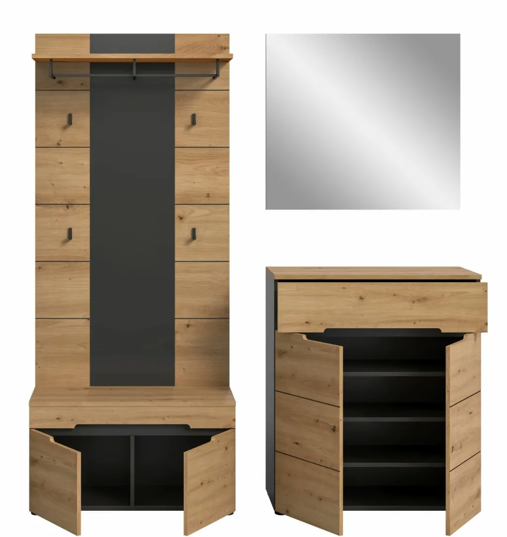 Xonox Vestiaires D'Entrée Complets<Vestiaire combiné 4 éléments GOBA