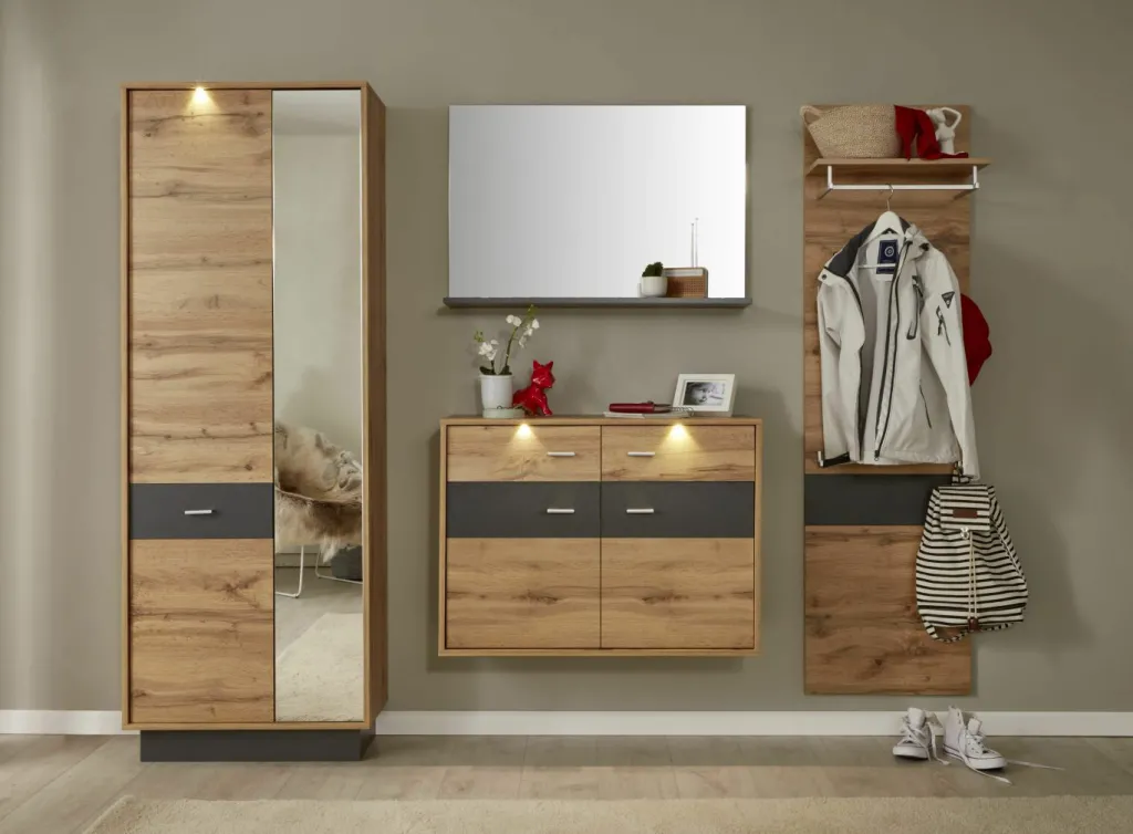 Trendteam Vestiaires D'Entrée Complets<Vestiaire combiné 4 éléments COAST