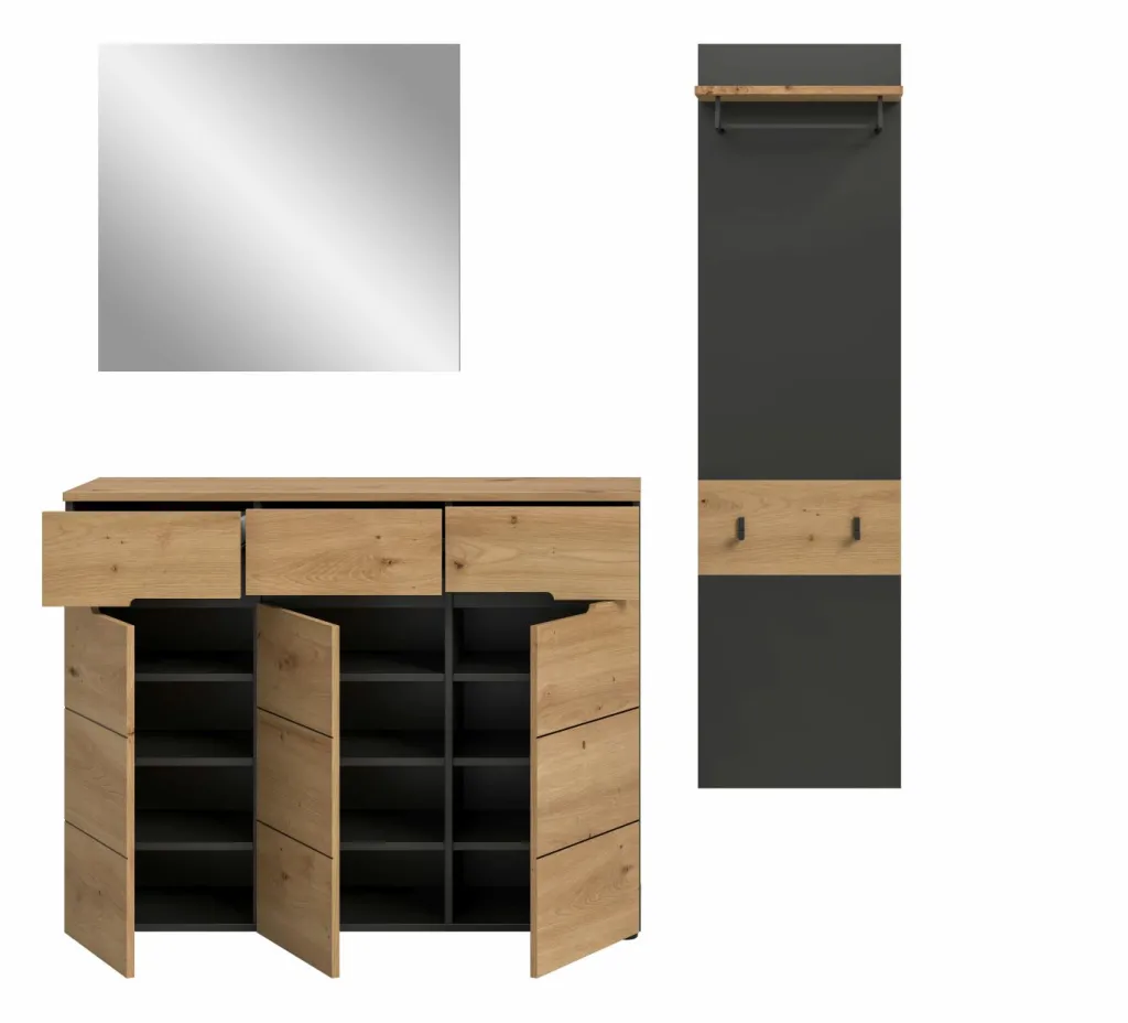 Xonox Vestiaires D'Entrée Complets<Vestiaire combiné 3 éléments GOBA