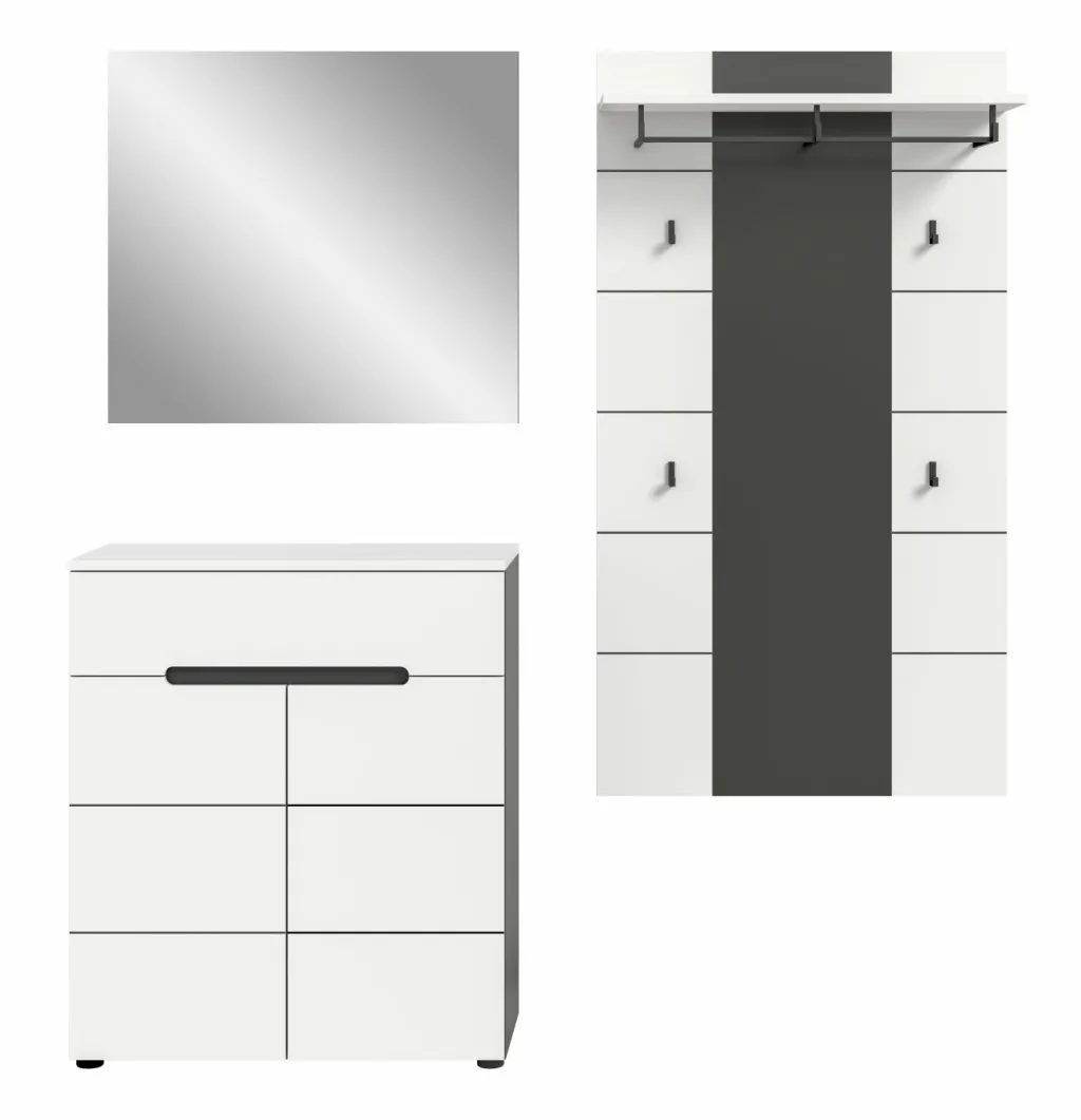 Xonox Vestiaires D'Entrée Complets<Vestiaire combiné 3 éléments GOBA