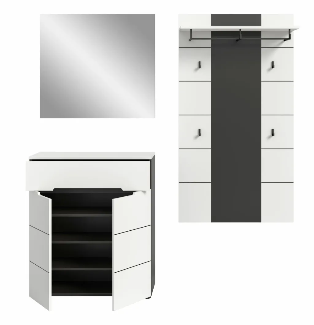 Xonox Vestiaires D'Entrée Complets<Vestiaire combiné 3 éléments GOBA