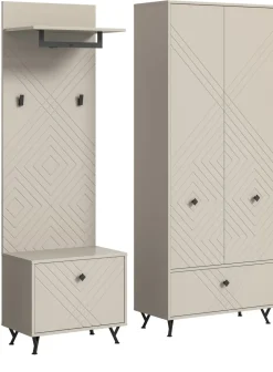 Xonox Vestiaires D'Entrée Complets<Vestiaire combiné 3 éléments TAPI