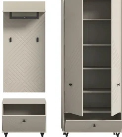 Xonox Vestiaires D'Entrée Complets<Vestiaire combiné 3 éléments TAPI