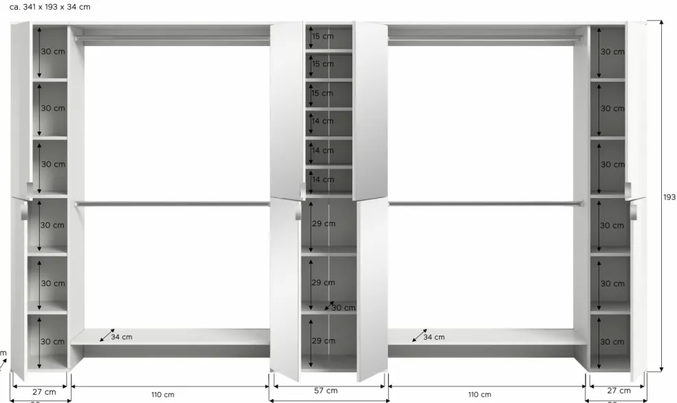 Vestiaire combiné 5 éléments BODITE