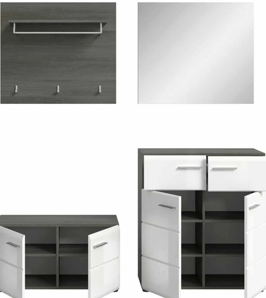 Xonox Vestiaires D'Entrée Complets<Vestiaire combiné 4 éléments FICHE