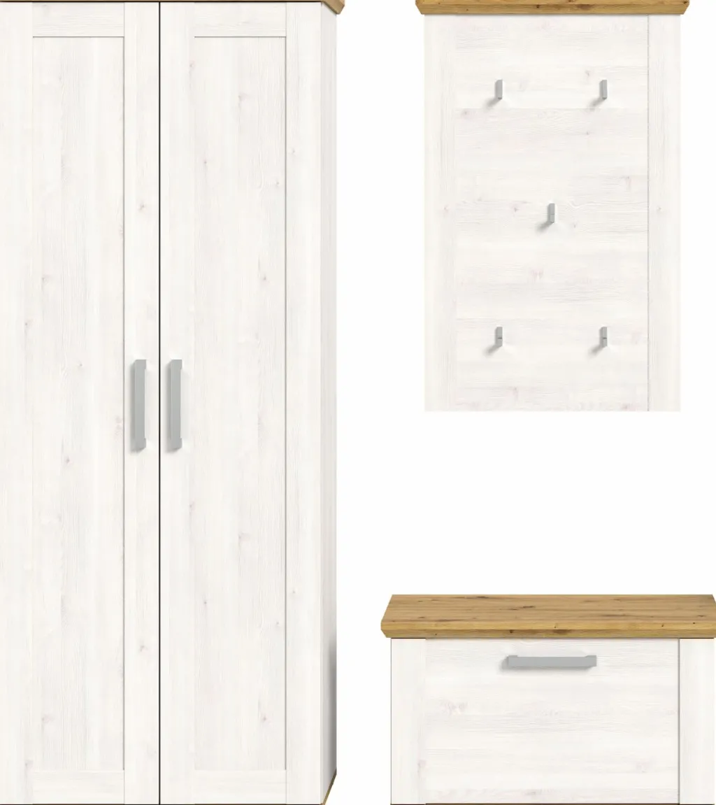 Xonox Vestiaires D'Entrée Complets<Vestiaire combiné 3 éléments ADIGRAT