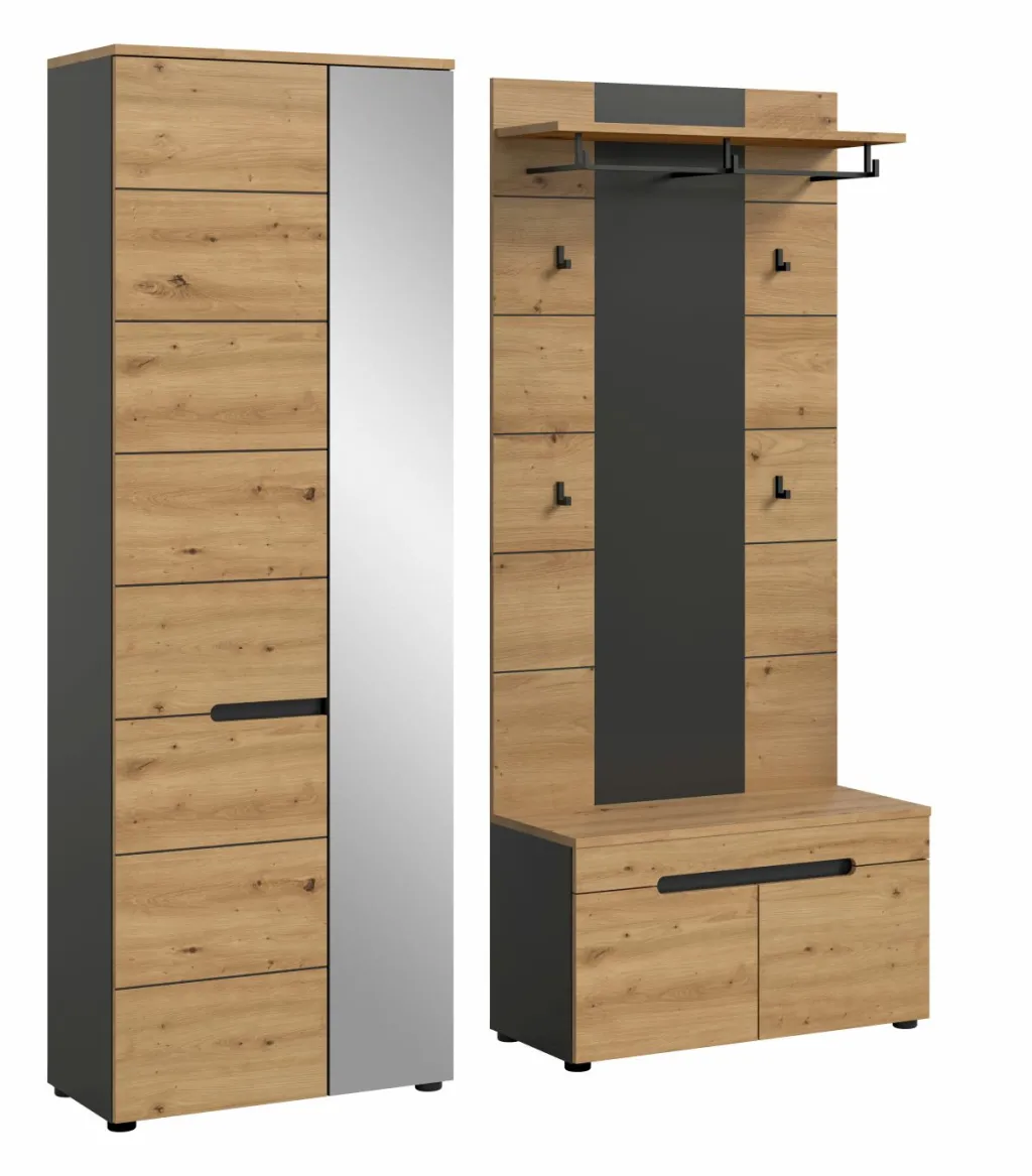 Xonox Vestiaires D'Entrée Complets<Vestiaire combiné 3 éléments GOBA