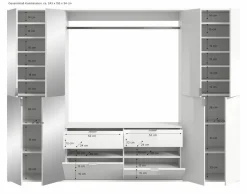 Xonox Vestiaires D'Entrée Complets<Vestiaire combiné 5 éléments BODITE