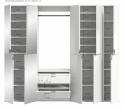 Xonox Vestiaires D'Entrée Complets<Vestiaire combiné 6 éléments BODITE