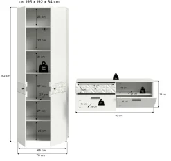 Xonox Blocs Salle De Bains Complets<Vestiaire combiné ZIWAY