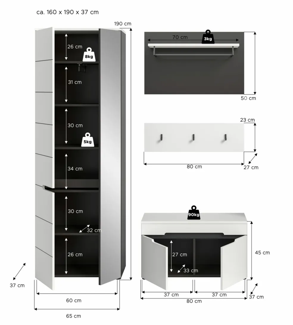 Vestiaire combiné GOBA