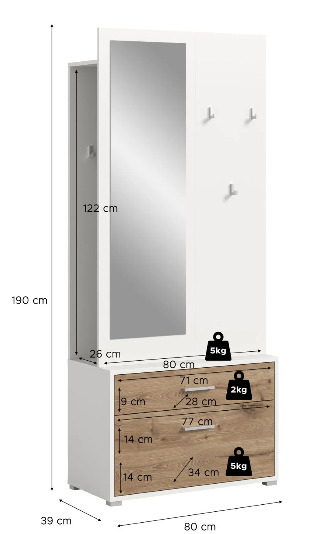 Xonox Vestiaires D'Entrée Complets<Vestiaire compact POLO